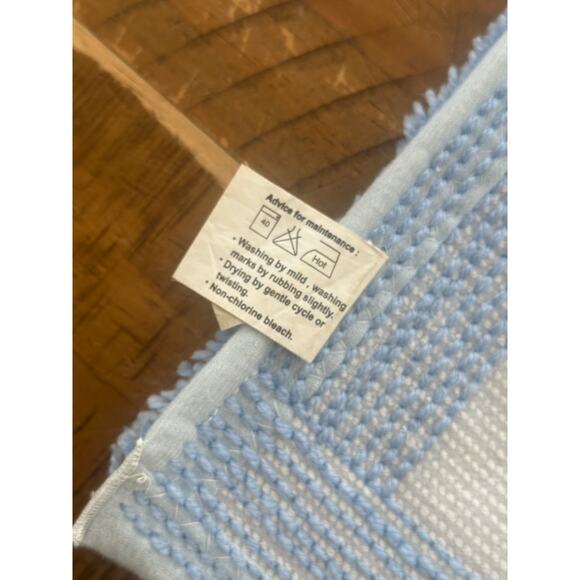 Vintage Disney Baby Winnie the Pooh Rug Blue Ladybug Sun Set of two Bathroom rug - Picture 3 of 15